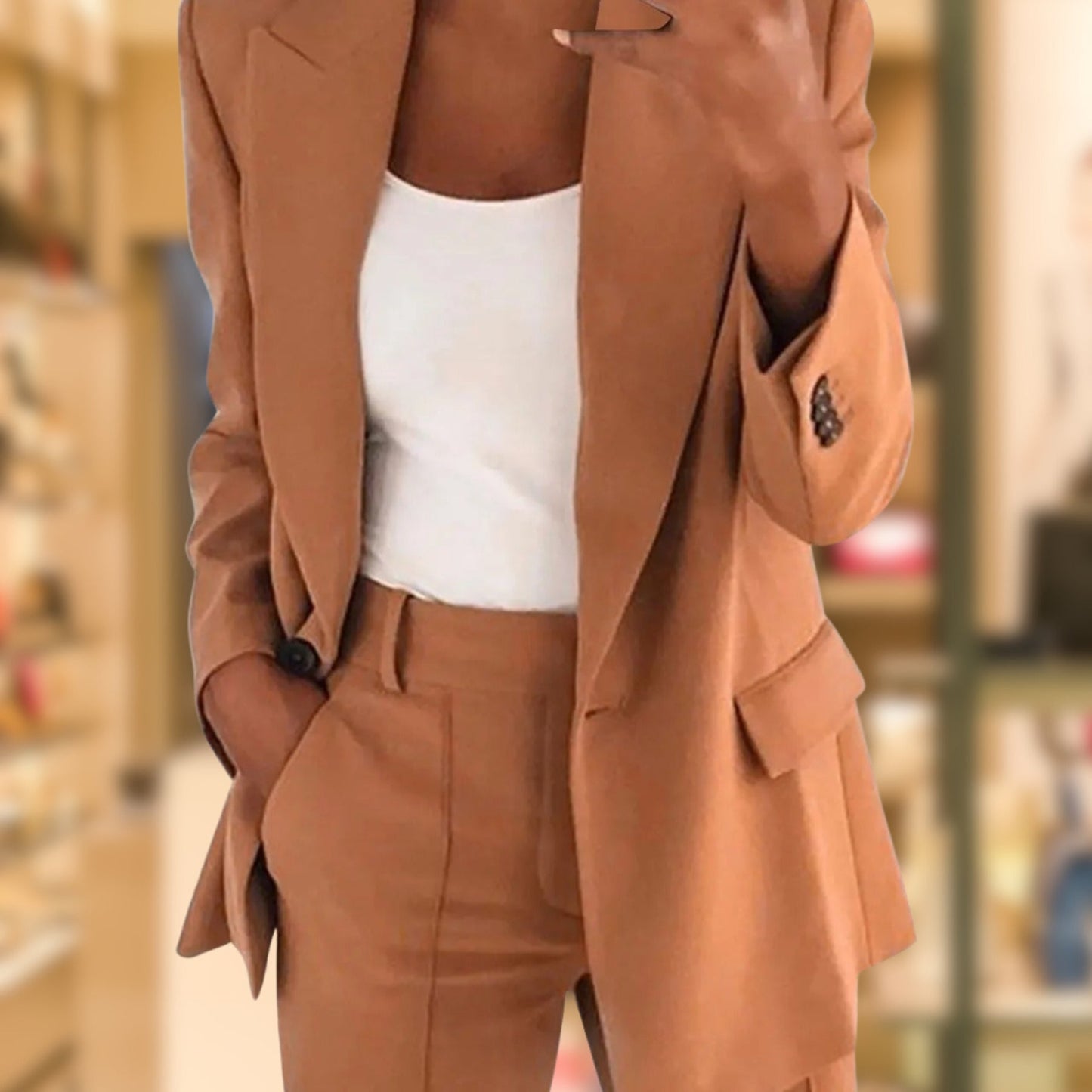Lapel Slimming Suit