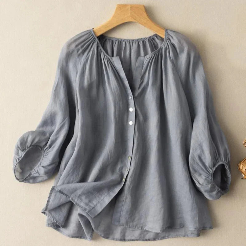 Alina | Linen Blouse