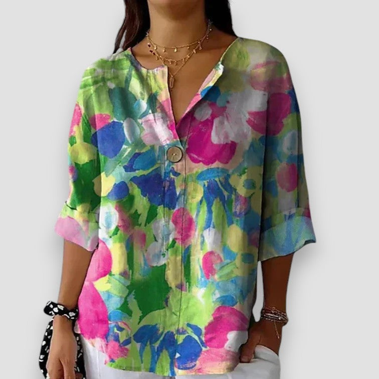 Watercolor Garden Shirt