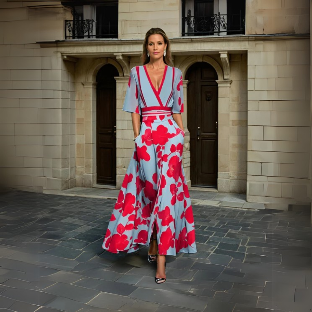 Luna | Elegant Floral Dress