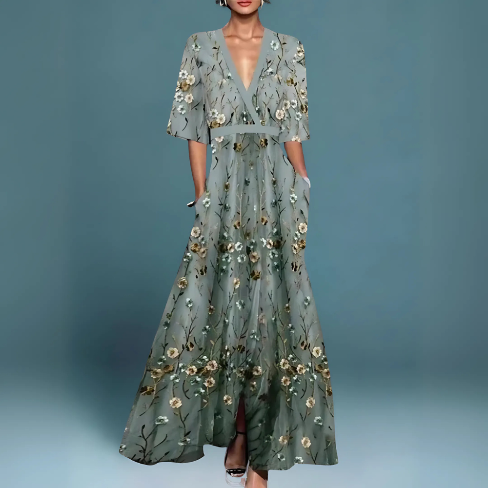 Luna | Elegant Floral Dress