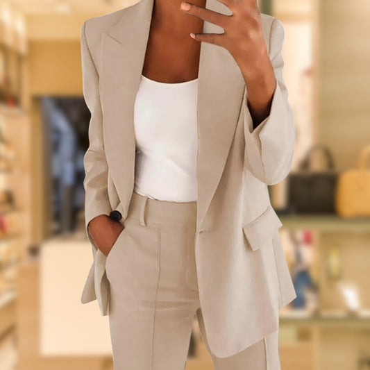 Lapel Slimming Suit