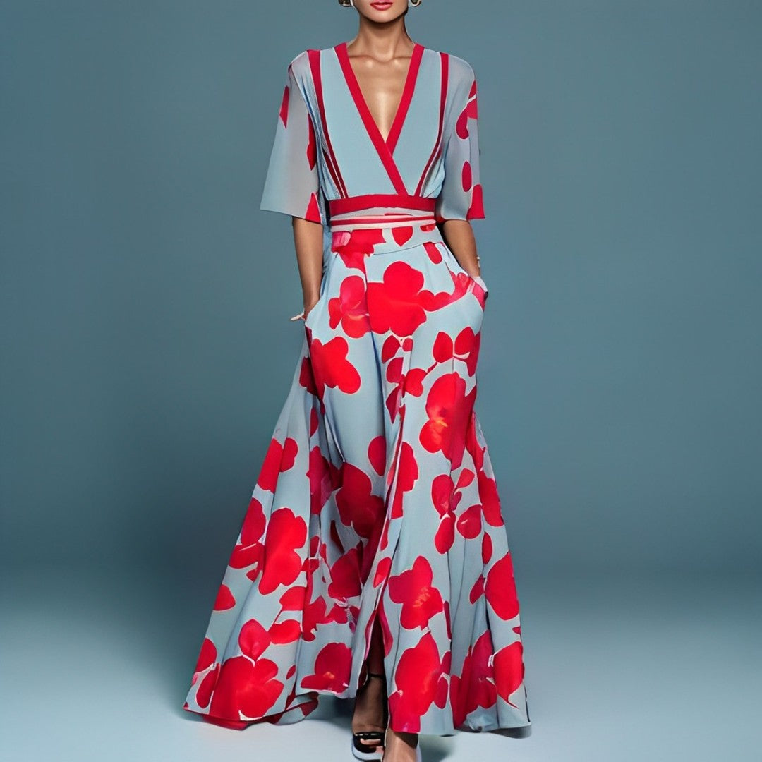 Luna | Elegant Floral Dress