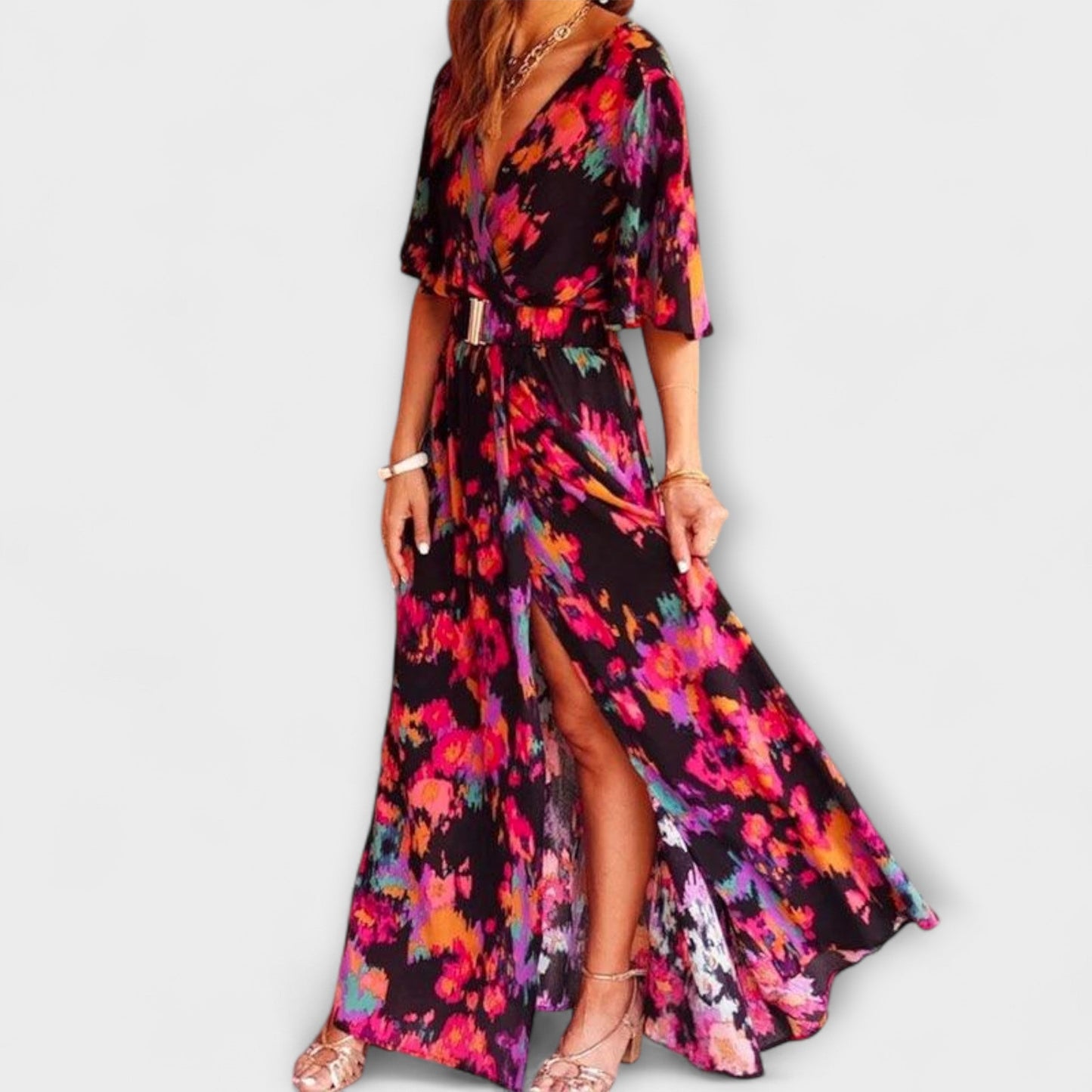 Lily | Long Boho Style Summer Dress