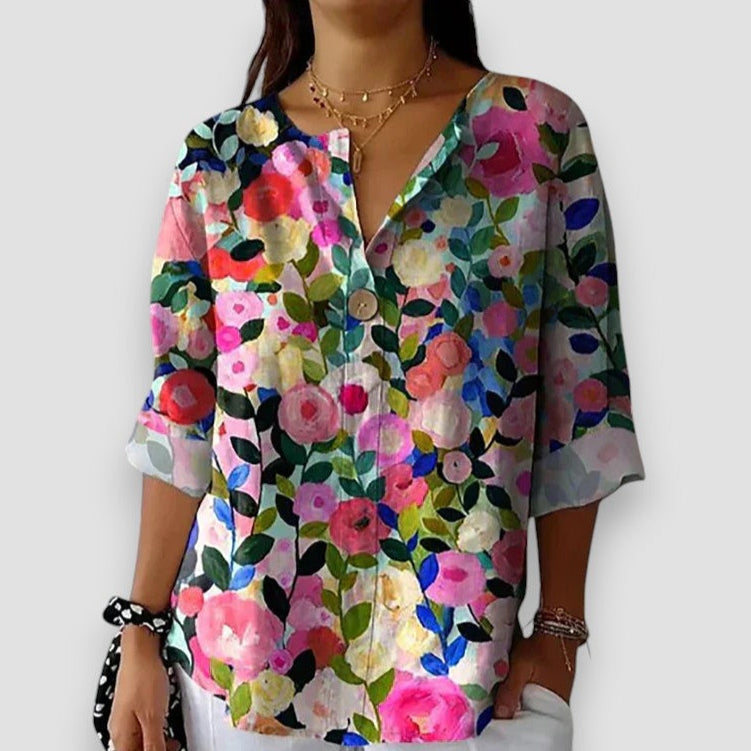 Watercolor Garden Shirt