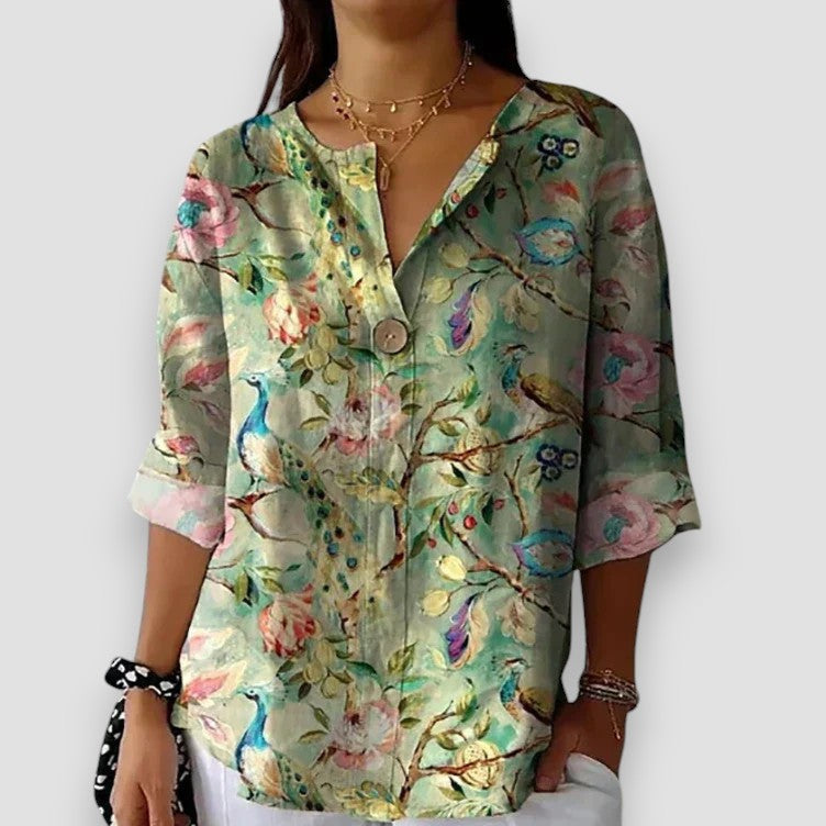 Watercolor Garden Shirt