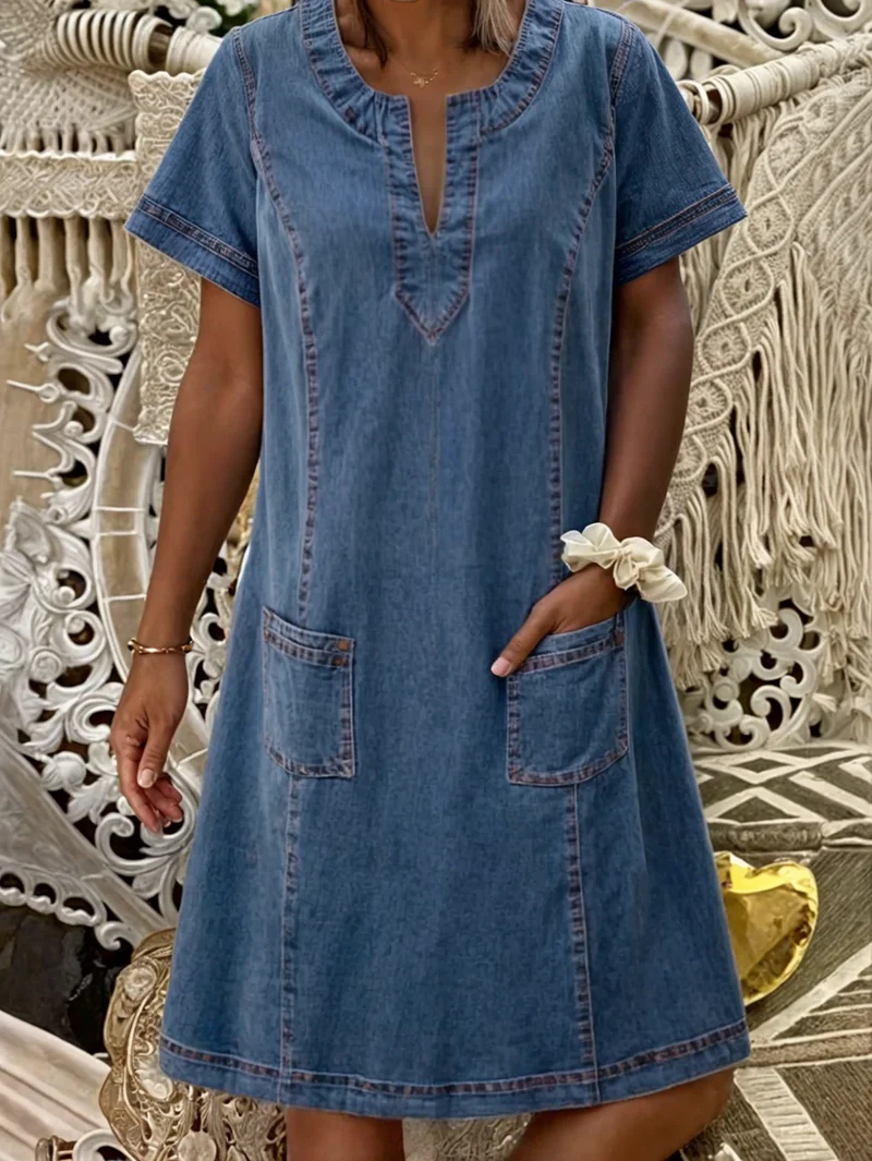 Nada | Soft Denim Dress
