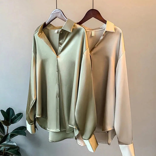 Lindy | Satin Blouse
