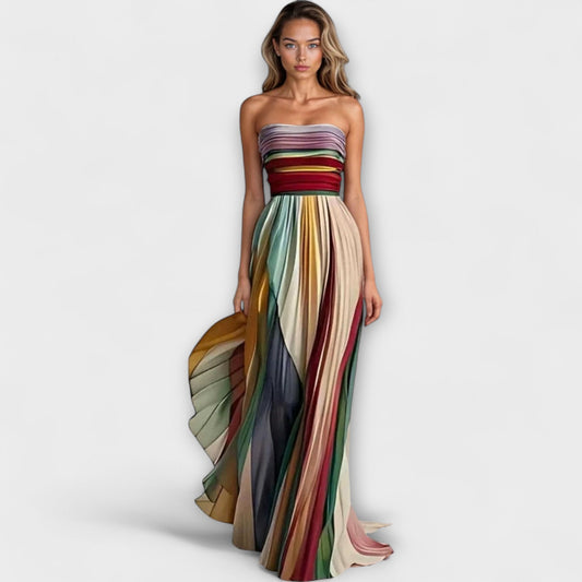 Amelia | Colourful Sleeveless Dress